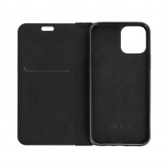 XIAOMI Redmi Note 13 Pro 4G Book Handytaschen LUNA Book Carbon Kohlenstoff-Faser, Elegant  Schwarz