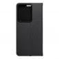 XIAOMI Redmi Note 13 Pro 4G Book Handytaschen LUNA Book Carbon Kohlenstoff-Faser, Elegant  Schwarz