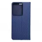 XIAOMI Redmi Note 13 Pro 4G Book Handytaschen LUNA Book Carbon Kohlenstoff-Faser, Elegant  Blau
