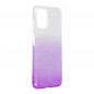 Samsung Galaxy A03s Hülle Shining Transparent und violett