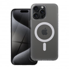 Apple iPhone 15 Pro Max Hülle Frost Mag MagSAFE  Durchsichtbar
