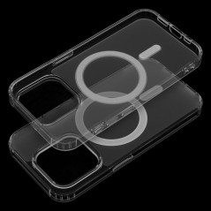 Apple iPhone 15 Plus Hülle Frost Mag MagSAFE  Durchsichtbar