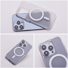 Apple iPhone 15 Plus Hülle Frost Mag MagSAFE  Durchsichtbar