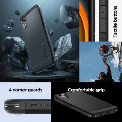 Samsung Galaxy Xcover7 Hülle Spigen Tough Armor Schwarz