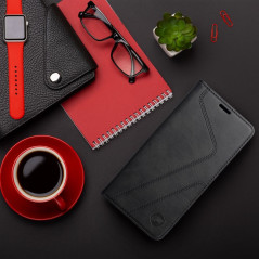 XIAOMI Redmi Note 13 Pro Plus 5G Book Handytaschen Forcell F-PROTECT RFID Blocker Book Elegant  Schwarz