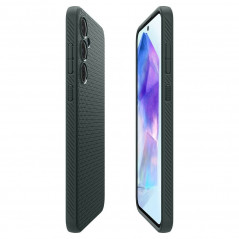 Samsung Galaxy A55 Hülle Spigen  Liquid Air Abgrundgrün