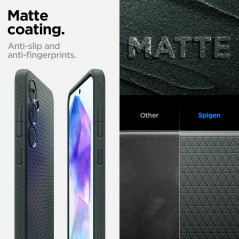 Samsung Galaxy A55 Hülle Spigen  Liquid Air Abgrundgrün