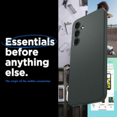 Samsung Galaxy A55 Hülle Spigen  Liquid Air Abgrundgrün