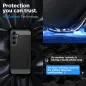Samsung Galaxy A55 Hülle Spigen Armor Kohlenstoff-Faser, Elegant  Schwarz