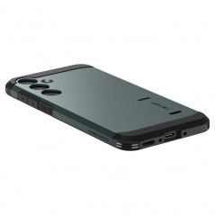 Samsung Galaxy A35 Hülle Spigen Tough Armor Abgrundgrün