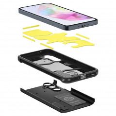 Samsung Galaxy A35 Hülle Spigen Tough Armor Schwarz