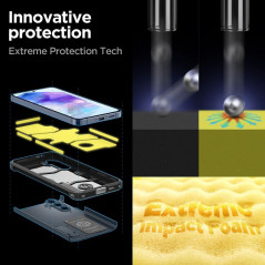 Samsung Galaxy A55 Hülle Spigen Tough Armor Metallplatte
