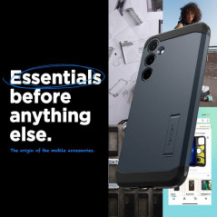Samsung Galaxy A55 Hülle Spigen Tough Armor Metallplatte