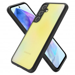 Samsung Galaxy A55 Hülle Spigen Ultra Hybrid Kristallklar  Matt Schwarz