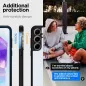 Samsung Galaxy A55 Hülle Spigen Ultra Hybrid Kristallklar  Matt Schwarz