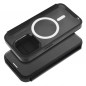 Apple iPhone 12 Pro Max Book Handytaschen Smart Mag Book Elegant  MagSAFE  Schwarz