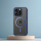 Apple iPhone 15 Book Handytaschen Smart Mag Book Elegant  MagSAFE  Blau