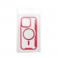 Apple iPhone 15 Pro Max Book Handytaschen Smart Mag Book Elegant  MagSAFE  Rot