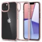 Apple iPhone 13 mini Hülle Spigen Ultra Hybrid Kristallklar  Rosenkristall