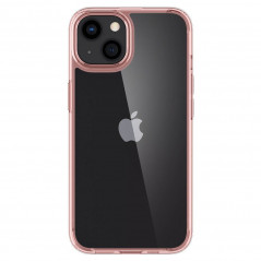 Apple iPhone 13 mini Hülle Spigen Ultra Hybrid Kristallklar  Rosenkristall