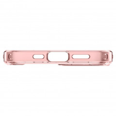 Apple iPhone 13 mini Hülle Spigen Ultra Hybrid Kristallklar  Rosenkristall