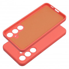 Samsung Galaxy S24 Hülle Silicone Elegant  Pfirsich