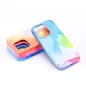 Apple iPhone 14 Plus Hülle Leather Mag Cover Elegant  MagSAFE  Farbspritzer