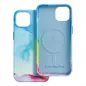 Apple iPhone 13 Hülle Leather Mag Cover Elegant  MagSAFE  Farbspritzer