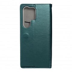 Samsung Galaxy S23 Ultra 5G Book Handytaschen Smart Magneto book Dunkelgrün