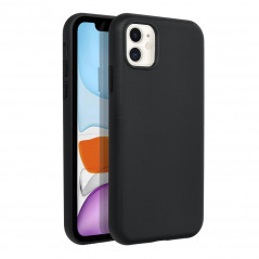 Apple iPhone 11 Hülle Leather Mag Cover Elegant  MagSAFE  Schwarz