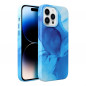 Apple iPhone 11 Hülle Leather Mag Cover Elegant  MagSAFE  Blau Spritzer