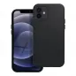 Apple iPhone 12 Hülle Leather Mag Cover Elegant  MagSAFE  Schwarz