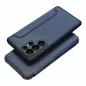 Samsung Galaxy A04s Book Handytaschen Razor Book Kohlenstoff-Faser, Kohlenstoffmuster  Blau 