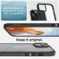 Apple iPhone 14 Hülle Spigen Ultra Hybrid Kristallklar  Frostschwarz