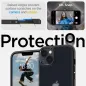 Apple iPhone 14 Hülle Spigen Ultra Hybrid Kristallklar  Frostschwarz