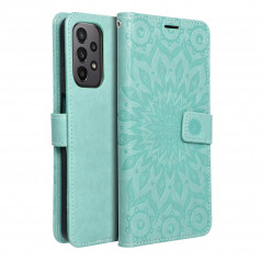 Samsung Galaxy A23 5G Book Handytaschen MEZZO Book Mandala  Grün