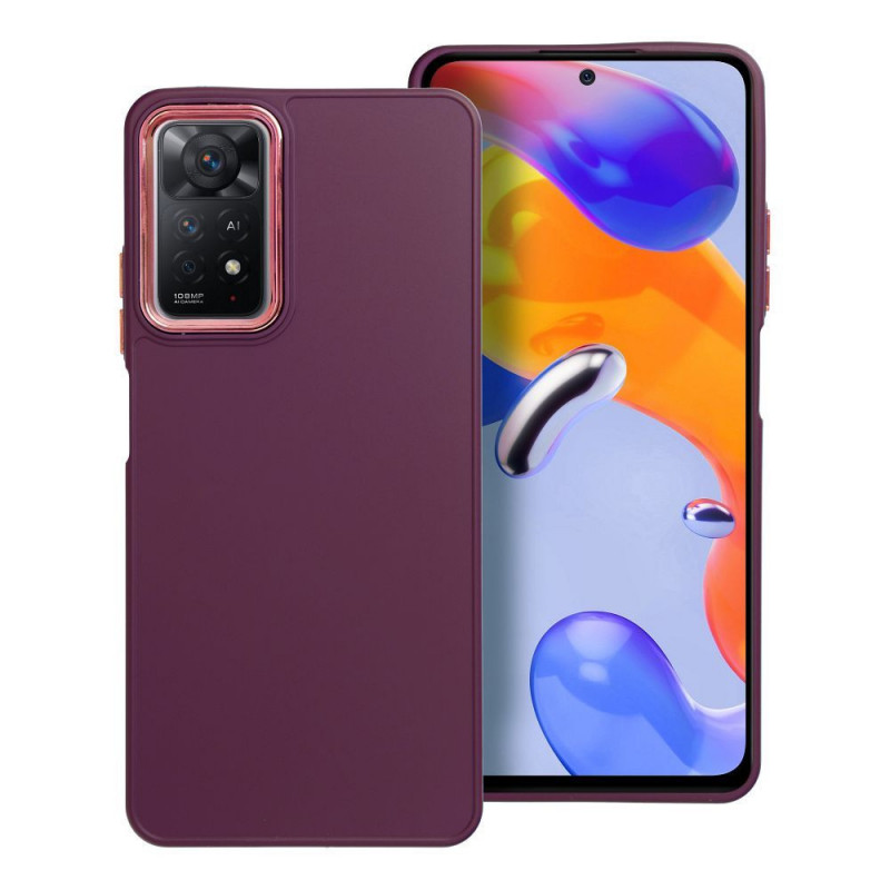 XIAOMI Redmi Note 11 Pro Hülle FRAME Elegant  Lila (Purple)