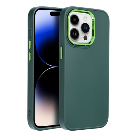 Apple iPhone 14 Pro Hülle FRAME Elegant  Grün