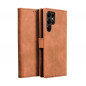 Samsung Galaxy S22 Ultra Book Handytaschen TENDER Book Braun
