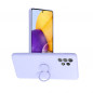 Samsung Galaxy A52s 5G Hülle Silicone ring Lila (Violet)