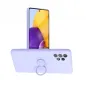 Samsung Galaxy A52s 5G Hülle Silicone ring Lila (Violet)