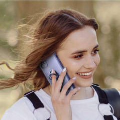 Samsung Galaxy A52s 5G Hülle Silicone ring Lila (Violet)