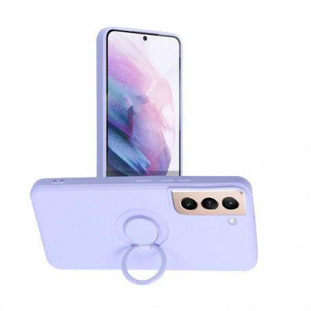 Samsung Galaxy S20 FE 5G 2022 Hülle Silicone ring Lila (Violet)