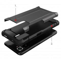 XIAOMI Redmi Note 10S Gehärtete Abdeckung Armor Schwarz