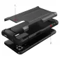 XIAOMI Poco M3 Pro Gehärtete Abdeckung Armor Schwarz