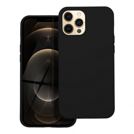 Apple iPhone 12 Pro Max Hülle Silicone Elegant  Schwarz