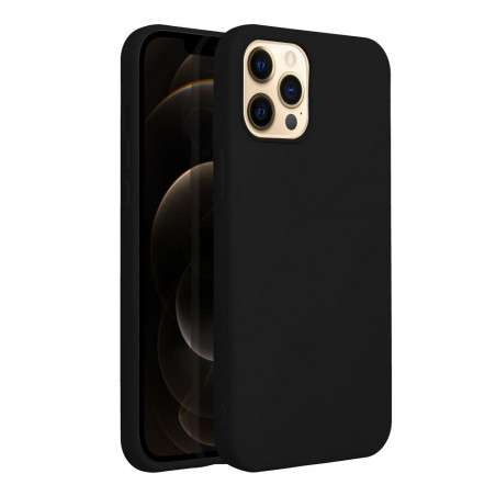 Apple iPhone 12 Pro Max Hülle Silicone Elegant  Schwarz