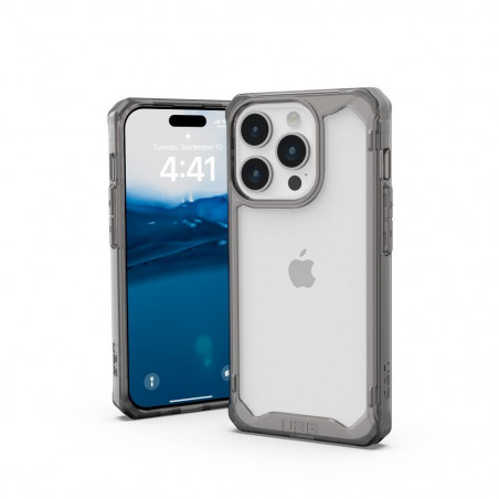 Apple iPhone 15 Pro Hülle Urban Armor Gear Plyo Premium-Gehäuse  MagSAFE  Asche