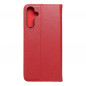 Samsung Galaxy A15 LTE Book Handytaschen Leather case SMART PRO Elegant  Rotwein
