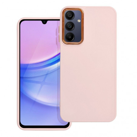 Samsung Galaxy A15 LTE Hülle FRAME Elegant  Puderrosa